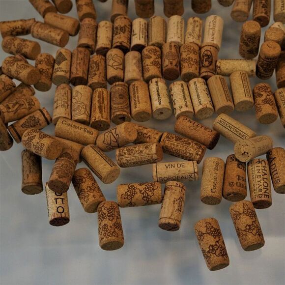 Used Wine Corks for Crafts Lot of 120+ Red White Wine Corks - Picture 3 of 8